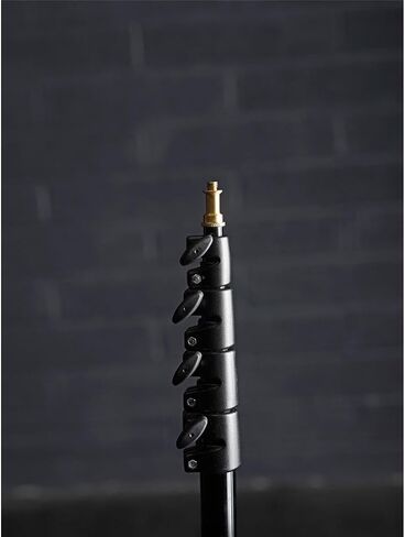 Manfrotto Nano Plus 3-Section Light Stand with 5/8" Spigot, 8.8 lb Capacity, Extends to 6.5' Black in Saudi Arabia