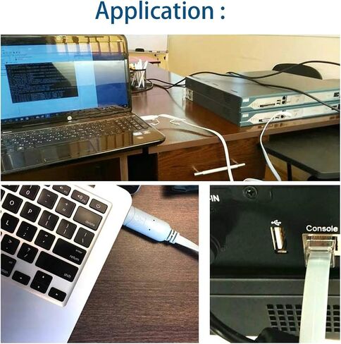 Micro USB to RJ45 RS232 Serial Console Cable for Routers Switches and Firewall in Saudi Arabia