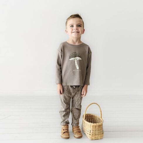 MakeMake Organics GOTS Certified Organic Cotton Infant Toddler Tee and Pant Sets Outfit in Saudi Arabia