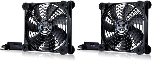 Quiet 80mm USB Fan, 5V USB Portable Cooling Fan for Flat Panel Xbox DVR Playstation Router TV Receiver Computer Cabinet Cooler(2 pack) in Saudi Arabia