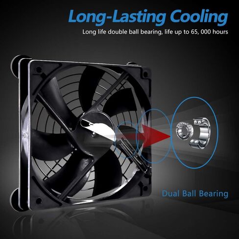 Quiet 80mm USB Fan, 5V USB Portable Cooling Fan for Flat Panel Xbox DVR Playstation Router TV Receiver Computer Cabinet Cooler(2 pack) in Saudi Arabia