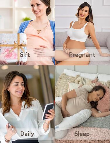 Avidlove حمالات الصدر للرضاعة الطبيعية راحة فائقة رفع الملابس الداخلية اللاسلكية سلس الملابس الداخلية الأمومة للحمل in Saudi Arabia