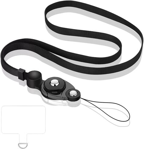 2 In 1 Phone Lanyards, Phone Lanyards and Finger Lanyards, Removable Phone Lanyards, Multifuctional Phone Lanyards with 1 Phone Phone Tether Tab Suit for Most Smartphones in Kuwait
