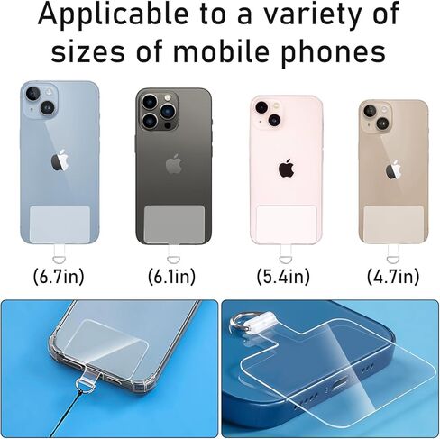 2 In 1 Phone Lanyards, Phone Lanyards and Finger Lanyards, Removable Phone Lanyards, Multifuctional Phone Lanyards with 1 Phone Phone Tether Tab Suit for Most Smartphones in Kuwait