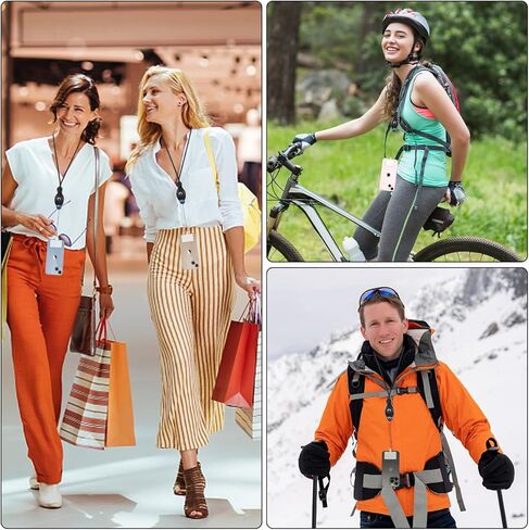 2 In 1 Phone Lanyards, Phone Lanyards and Finger Lanyards, Removable Phone Lanyards, Multifuctional Phone Lanyards with 1 Phone Phone Tether Tab Suit for Most Smartphones in Kuwait