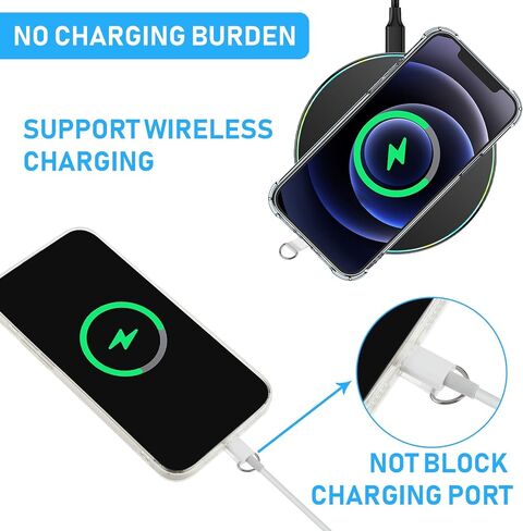 15Pcs Universal Phone Tether Tab without Adhesive, Phone Lanyard Pads with Metal Ring, Transparent Plastic Cell Phone Tether Tab, Cell Phone Lanyard Accessory Patch in Saudi Arabia