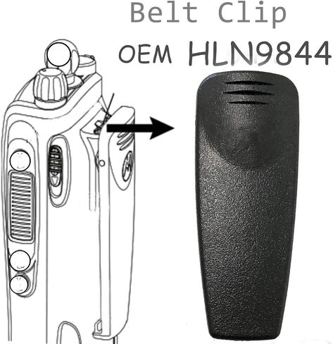 Amasu 5Pcs HNN9013 HLN9844 HLN9844A Belt Clip Compatible with HT1250 HT750 XTS2500 XTS1500 CP185 CP125 GP380 GP340 PRO5150 Radio in Saudi Arabia