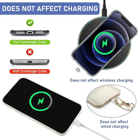 2Pcs Phone Lanyard, Detachable Cellphone Lanyard with 2 Tether Tab Crossbody Neck Strap Phone Charms for Most Phones Bag Purse in Saudi Arabia