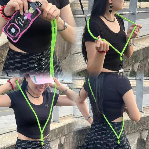 Cell Phone Lanyard Universally，Adjustable Woven Cell Phone Lanyard Crossbody Neck Strap with 2pcs Phone Patch Compatible with Most Smartphones（Beige） in Saudi Arabia