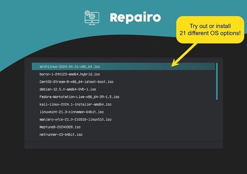 سعة 64 جيجابايت - 21 في 1، محرك أقراص USB قابل للتشغيل 3.2 لنظام التشغيل Linux وWindows 11، Mint | كالي | أوبونتو | أوبن سوزي | ذيول | دبيان، دعم UEFI وLegacy، أسود in Saudi Arabia