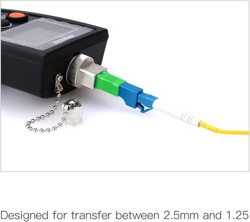 10 Pack Fiber Optic Adapter, 5PC SC/APC Male to LC/UPC Female & 5PC SC/APC Male to LC/APC Female Singlemode Adapter Fiber Optic Connector FTTH Adaptor Convertor for Visual Fault Locator in Saudi Arabia