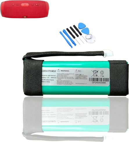 Replacement Battery for JBL Charge 3 III Charge Three Battery GSP1029102A Charge3 Bluetooth Party Speaker （3.7V 6000mAh） Li-Polymer in Saudi Arabia