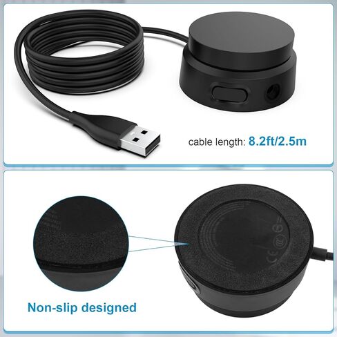 مقبض التحكم في مستوى الصوت USB للتحكم في مستوى الصوت للكمبيوتر الشخصي متوافق مع Windows10/8/7/Vista/XP/Mac/Android/IOS، وحدة تحكم عن بعد بحجم سماعة الرأس 3.5 مم in Kuwait