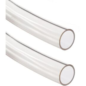 Dracaena 2 pack 1 meter/39.3 inch soft tube with PVC material, ID 3/8'' and OD 5/8'' - PVC pipe soft tube for Computer water cooling systems (Blue)
