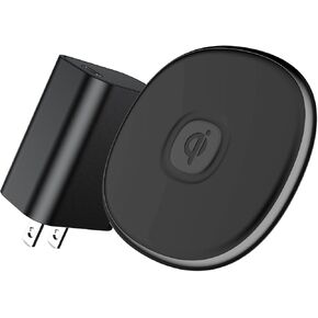 NANAMI Wireless Charger, Qi Certified 15W Max Fast Charging Pad with PD3.0 Adapter USB Phone Charger for iPhone 15/14/13/13 Pro/12/11/XS Max,Samsung Galaxy S24/S23/S22/S21/S20/Note 20, Airpods Pro