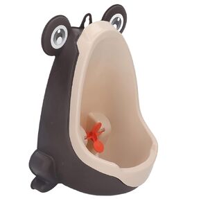 Children Urinal, Cute Frog Potty Training Urinal, Wall Mounted Potty Training Urinal Aiming Target Plastic Urinal Bathroom Funny Kids Pee Trainer for Kids Toddlers Children Boys (Blue)