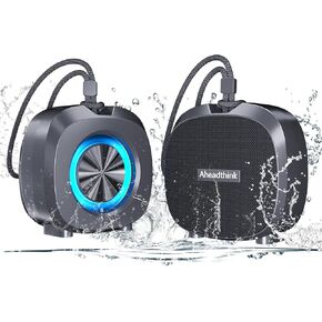 Bluetooth Speaker, Portable Wireless Bluetooth Speaker, IPX5 Waterproof Speaker, Bluetooth5, RGB Color Lights, Loud Stereo Sound, Bass, TWS Pairing, Suitable for Party, Home, Outdoor, long player.