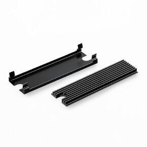 Thermal Grizzly - NVMe M.2 SSD Cooler - Including 2X Matching Minus Pad 8 Thermal Pads - Compatible with Various Manufacturers Like Samsung, Kingston, ADATA