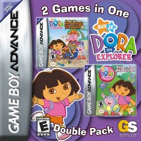 Dora The Explorer Super Star Adventures & The Search for Pirate Pig's Treasure, Double Pack, Game Boy Advance (Renewed)