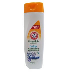 Arm & Hammer Essentials Baby Body Wash & Shampoo (Fragrance-Free)
