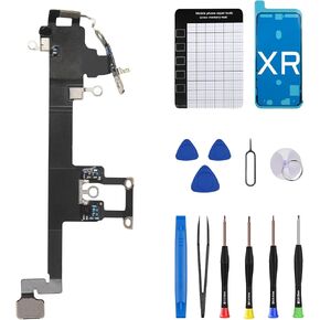 for iPhone XR WiFi Signal Antenna Flex Cable Replacement for iPhoneXR WLAN Antenna Flex Connection with Repair Fix Tool Kit Screwdrivers A1984 A2105 A2106 A2108