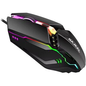 RGB Led Gaming Mouse for PC and Laptop - Optical - 4 Buttons - Black