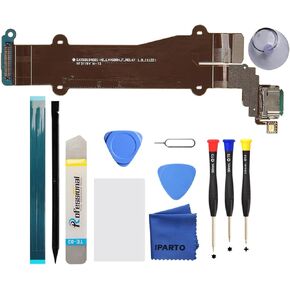 Charging Port Replacement Kit for LG V60 ThinQ 5G LM-V600 USB Flex Dock Connector Charging Flex Replacement with Tools