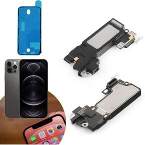 استبدال مكبر صوت سماعة الأذن متوافق مع iPhone 12 Pro Max 6.7 بوصة - استبدال وحدة صوت مكبر الصوت/سماعة الأذن