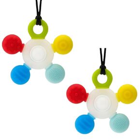Chewy Necklace for Sensory Kids, Seeway Silicone Sensory chew Necklace Oral Motor Aids for Boys Girls, Autism Chew Toys for Kids Teens Adults with Anxiety ADHD SPD or Other Sensory Needs