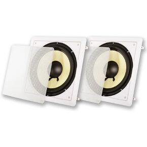 Acoustic Audio HDS10 in Wall 10" Home Theater Passive Subwoofers 2 Speaker Set