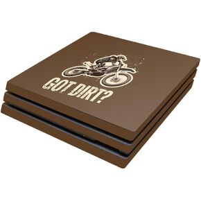 MightySkins Skin Compatible with Sony Playstation 4 Pro PS4 – Got Dirt | Protective, Durable, and Unique Vinyl Decal wrap Cover | Easy to Apply, Remove, and Change Styles | Made in The USA