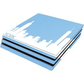 MightySkins Skin Compatible with Sony Playstation 4 Pro PS4 – New York | Protective, Durable, and Unique Vinyl Decal wrap Cover | Easy to Apply, Remove, and Change Styles | Made in The USA