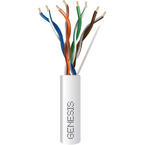 Genesis 50781101 Cat5e 24g Riser Cable 1000 Box White