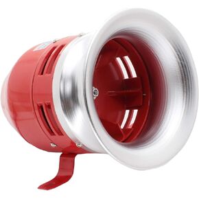 Motor Horn Siren 12 V Decibel Security (112 Decibels), MS-390 Fire Alarm Siren Air Raid Siren for Home, Residential Areas, Industries, Stores and Security Alarm System