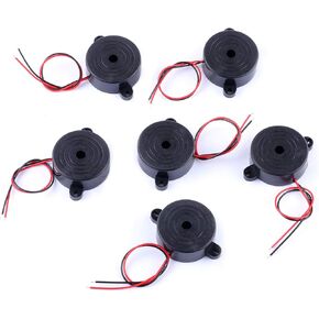6Pcs 100dB Electronic Buzzer Alarm Sounder Continuous Sound Beep (Pack of 6) CYT1117