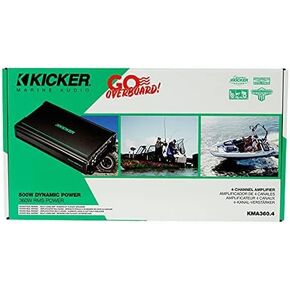 Kicker 48KMA3604 360 Watt 4-Channel Marine Amplifier Boat Amp KMA360.4 in Saudi Arabia