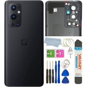 9 Pro Back Cover Glass Replacement with Camera Glass Lens and Tape Parts for OnePlus 9 Pro 5G 6.7'' LE2120 All Versions +Tools (Pine Green)