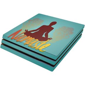 MightySkins Skin Compatible with Sony Playstation 4 Pro PS4 – Namaste | Protective, Durable, and Unique Vinyl Decal wrap Cover | Easy to Apply, Remove, and Change Styles | Made in The USA