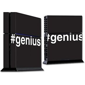 MightySkins Skin Compatible with Sony Playstation PS4 Console – Genius | Protective, Durable, and Unique Vinyl Decal wrap Cover | Easy to Apply, Remove, and Change Styles | Made in The USA
