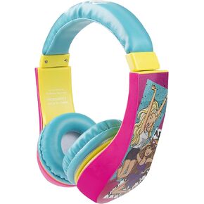 Sakar Kids Safe Over The Ear Headphones, Volume Limiter for Developing Ears, 3.5MM Stereo Jack, Recommended for Ages 3-9