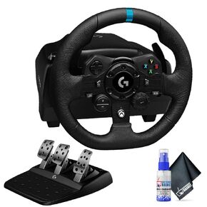 Logitech G923 Racing Wheel and Pedals Trueforce Sim Driving Wheel For PC, Xbox X, Xbox One with Accessories