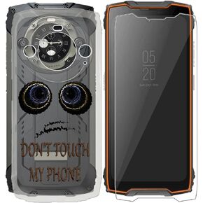 for Blackview BV9300 Pro Phone Case with [1 Pack] Screen Protector, Clear Soft Silicone TPU Protective Case, Anti-fall Ultra-thin Case for Blackview BV9300 Pro (6.70") - Don't touch