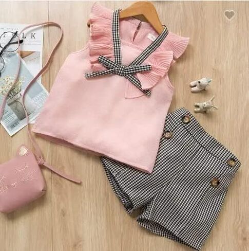 Summer Sunshine Duo 2pc Tots & Girls Tops + Shorts in Saudi Arabia