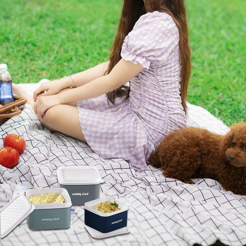 Baby/ Toddler/ Kids Stainless Steel Insulated Food Storage Container Small Leak Proof Lunch Box- 3 pk. 8 oz Snack Containers- Square Thermal Food Container With Airtight Lid On The Go, School, Daycare in Saudi Arabia