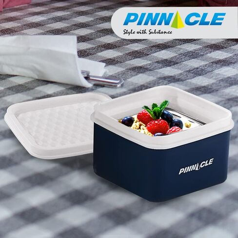 Baby/ Toddler/ Kids Stainless Steel Insulated Food Storage Container Small Leak Proof Lunch Box- 3 pk. 8 oz Snack Containers- Square Thermal Food Container With Airtight Lid On The Go, School, Daycare in Saudi Arabia
