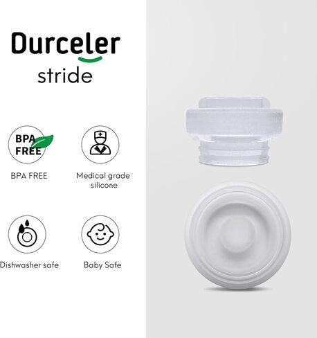 Replacement 3 Piece Silicone Membrane/Diaphragm Compatible with Elvie Stride Wearable Breast Pump, Pump Seal, Accessories Made by Durceler, Not Original Elvie Stride Pump Parts in Saudi Arabia