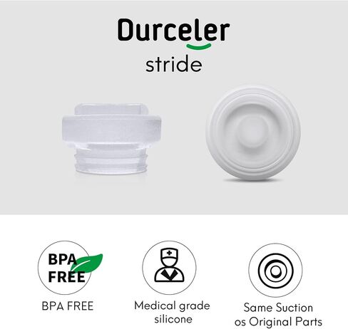 Replacement 3 Piece Silicone Membrane/Diaphragm Compatible with Elvie Stride Wearable Breast Pump, Pump Seal, Accessories Made by Durceler, Not Original Elvie Stride Pump Parts in Saudi Arabia