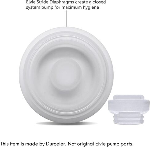 Replacement 3 Piece Silicone Membrane/Diaphragm Compatible with Elvie Stride Wearable Breast Pump, Pump Seal, Accessories Made by Durceler, Not Original Elvie Stride Pump Parts in Saudi Arabia