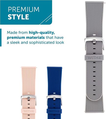 WITHit Designer Replacement Band for Fitbit Versa/Versa 2 – Secure, Adjustable, Fitbit Watch Band Replacement with Magnetic Closure, Fits Most Wrists in Saudi Arabia