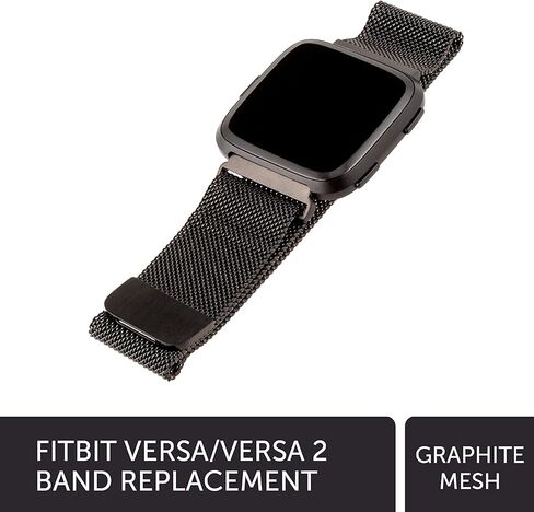 WITHit Designer Replacement Band for Fitbit Versa/Versa 2 – Secure, Adjustable, Fitbit Watch Band Replacement with Magnetic Closure, Fits Most Wrists in Saudi Arabia